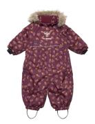 Hmlmoon Tex Snowsuit Sport Coveralls Snow-ski Coveralls & Sets Pink Hu...