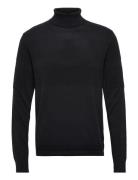 Slhmaine Ls Knit Roll Neck W Tops Knitwear Turtlenecks Black Selected ...