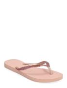 Slim Glitter Ii Shoes Summer Shoes Sandals Flip Flops Pink Havaianas