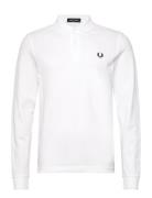 The L/S Fp Shirt Tops Polos Long-sleeved White Fred Perry