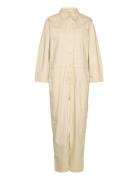 Annaleeiw Jumpsuit Bottoms Jumpsuits Beige InWear