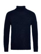 Studios Chunky Roll Neck Tops Knitwear Turtlenecks Navy Superdry