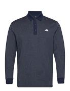 Ls Htr Polo Tops Polos Long-sleeved Navy Adidas Golf