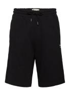 Hudson Script Sweat Short Bottoms Shorts Sweat Shorts Black Penfield