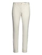 Jeffrey Brushed Chino Designers Trousers Chinos White Morris