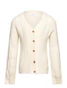 Vmmaxin Ls V-Neck Cardigan Bf Girl Tops Knitwear Cardigans Cream Vero ...