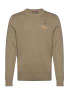 Carter Ck Designers Knitwear Round Necks Green Morris