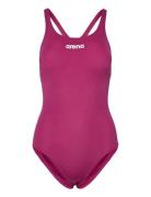 Women's Team Swimsuit Swim Pro Solid Sport Swimsuits Purple Arena