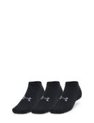 Ua Essential Low Cut 3Pk Sport Socks Footies-ankle Socks Black Under A...