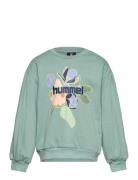 Hmlterra Sweatshirt Sport Sweat-shirts & Hoodies Sweat-shirts Blue Hum...