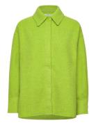 Inez Shirt 15047 Tops Overshirts Green Samsøe Samsøe