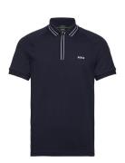 Paule 2 Sport Polos Short-sleeved Navy BOSS