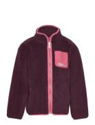 Gleely Fleece Jacket K Sport Fleece Outerwear Fleece Jackets Burgundy ...