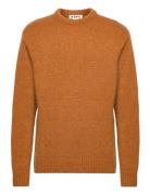 Over D Crew-Neck Sweater Designers Knitwear Round Necks Orange Hope