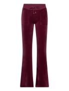 Layla Low Rise Pocket Bottoms Trousers Joggers Burgundy Juicy Couture