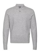 Morar Tops Knitwear Long Sleeve Knitted Polos Grey Ted Baker London