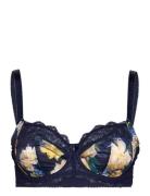 Lucia Uw Side Support Bra Lingerie Bras & Tops Full Cup Bras Navy Fant...