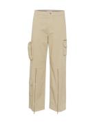 Mirjagz Hw Cargo Pants Bottoms Trousers Cargo Pants Beige Gestuz