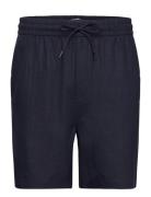 Otto Linen Shorts Bottoms Shorts Casual Navy Les Deux