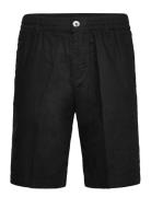 Regular Linen Shorts Bottoms Shorts Casual Black Tom Tailor