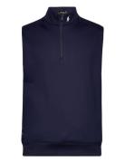 Stretch Jersey Quarter-Zip Vest Sport Vests Navy Ralph Lauren Golf