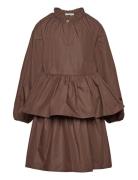 Dress Dresses & Skirts Dresses Partydresses Brown Rosemunde Kids