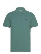 Millers River Pique Short Sleeve Polo Sea Pine Designers Polos Short-s...