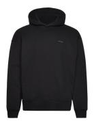 M. Relaxed Hoodie Designers Sweat-shirts & Hoodies Hoodies Black HOLZW...