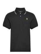 Tipped Polo Black Designers Polos Short-sleeved Black Belstaff