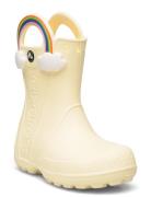 Handle It Rainbow Rain Boot K Shoes Clogs Yellow Crocs