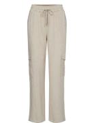 Nusussi Pant Bottoms Trousers Cargo Pants Cream Nümph