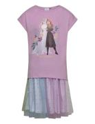 Tshirt & Skirt Sets Sets With Short-sleeved T-shirt Purple Frost