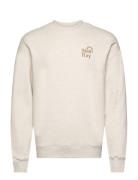 Ray-Bow Crew Designers Sweat-shirts & Hoodies Sweat-shirts Beige Stan ...