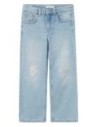 Nkfrose Hw Wide Jeans 1411-Be Noos Bottoms Jeans Wide Jeans Blue Name ...