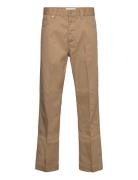 5 Pkt Sta Pressed Trouser Bottoms Trousers Casual Beige GANT