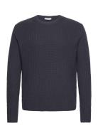 Maier Designers Knitwear Round Necks Navy Tiger Of Sweden