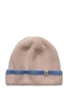 Beanie Knit Accessories Headwear Hats Beanie Beige Huttelihut