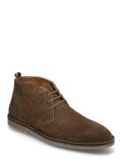 Cashed Semskede Boots Snøresko Brown Dune London