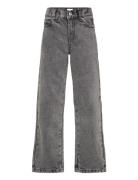 Nadia Dark Grey Bottoms Jeans Regular Jeans Grey Grunt