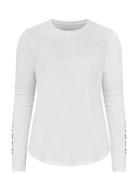 Team Logo Long Sleeve Sport T-shirts & Tops Long-sleeved White Röhnisc...