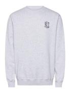 Handwritten Crewneck Tops Sweat-shirts & Hoodies Sweat-shirts Grey BLS...