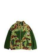 Fleece Zip Cardigan Outerwear Fleece Outerwear Fleece Jackets Green Mi...