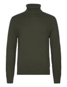 Olivero Turtleneck Sweater Tops Knitwear Turtlenecks Green J. Lindeber...