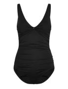 Simi Solid Swimsuit Recycled Badedrakt Badetøy Black Panos Emporio