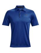 Tech Polo Sport Polos Short-sleeved Blue Under Armour