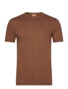 Mmgperry O-Ss Tee Tops T-shirts Short-sleeved Brown Mos Mosh Gallery