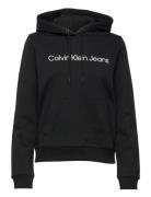 Core Institutional Logo Hoodie Tops Sweat-shirts & Hoodies Hoodies Bla...