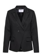 Double-Breasted Blazer With Utility Blazers Double Breasted Blazers Bl...