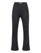 Flared Interlock Pants Bottoms Leggings Black Tom Tailor