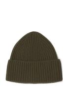 Lilac Knitted Beanie Accessories Headwear Hats Beanie Khaki Green Garb...